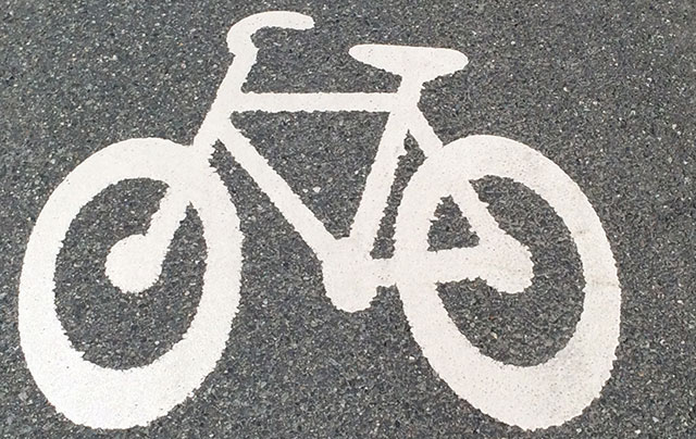 symbol för cykelbana