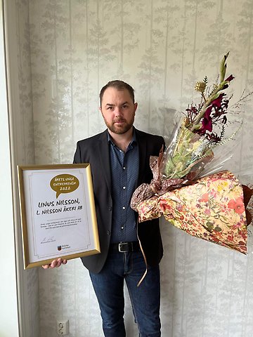 Årets unga entreprenör 2022: Linus Nilsson